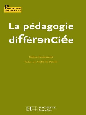 cover image of La pédagogie différenciée